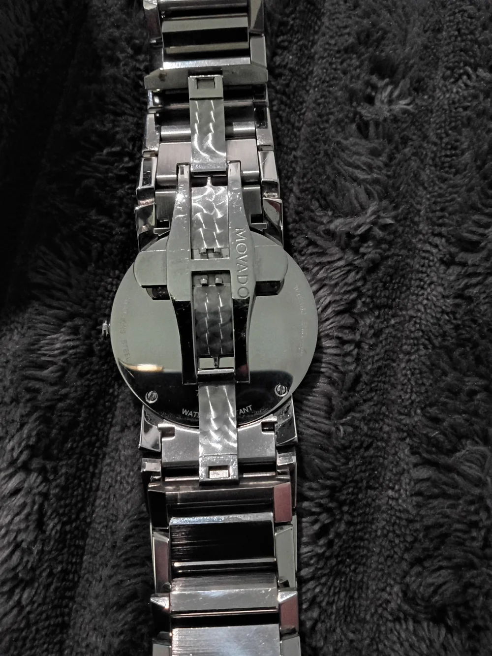 Movado worn lightly